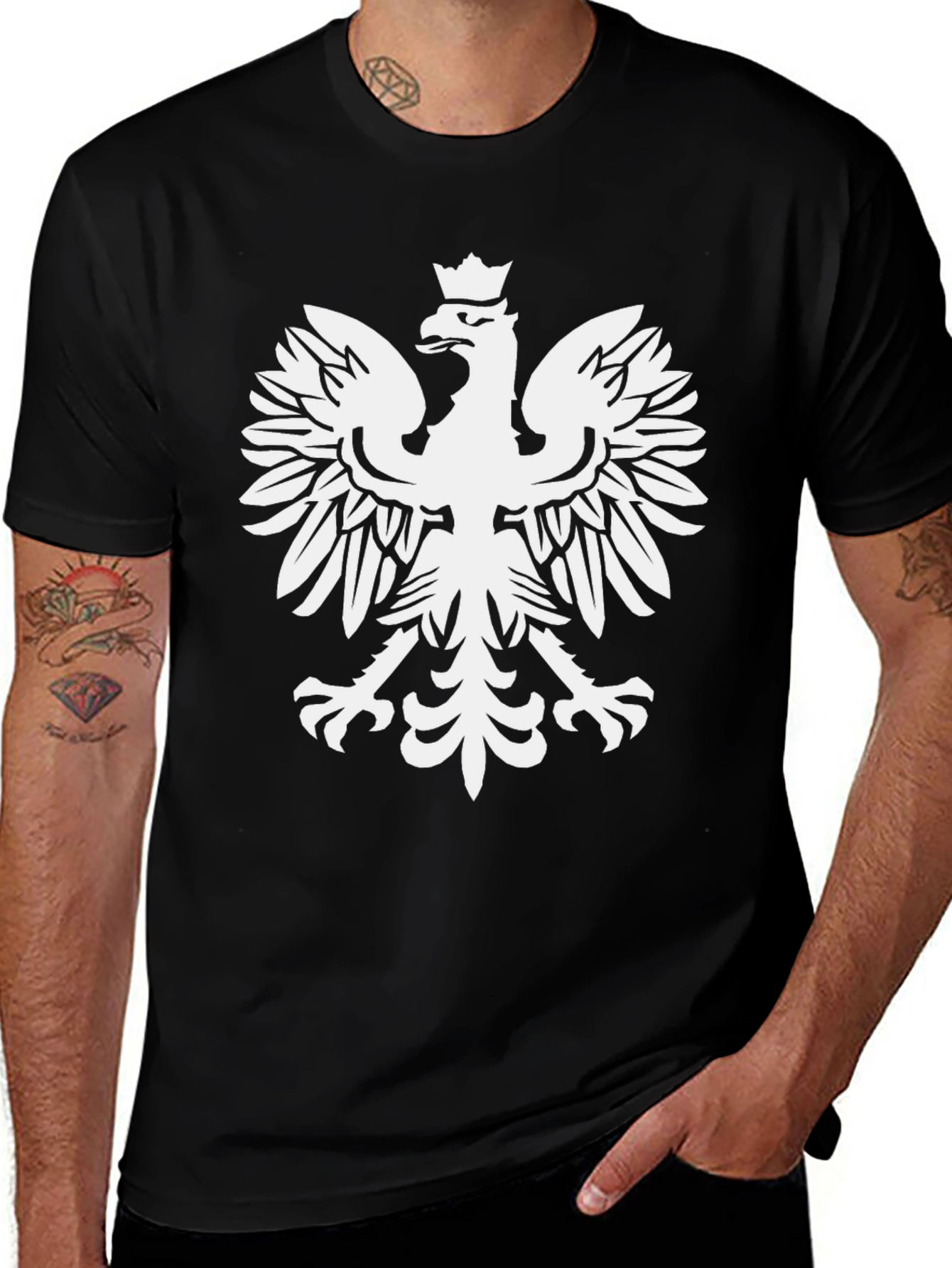 Poland Eagle Crest T-Shirt - Patriotic Polish Pride