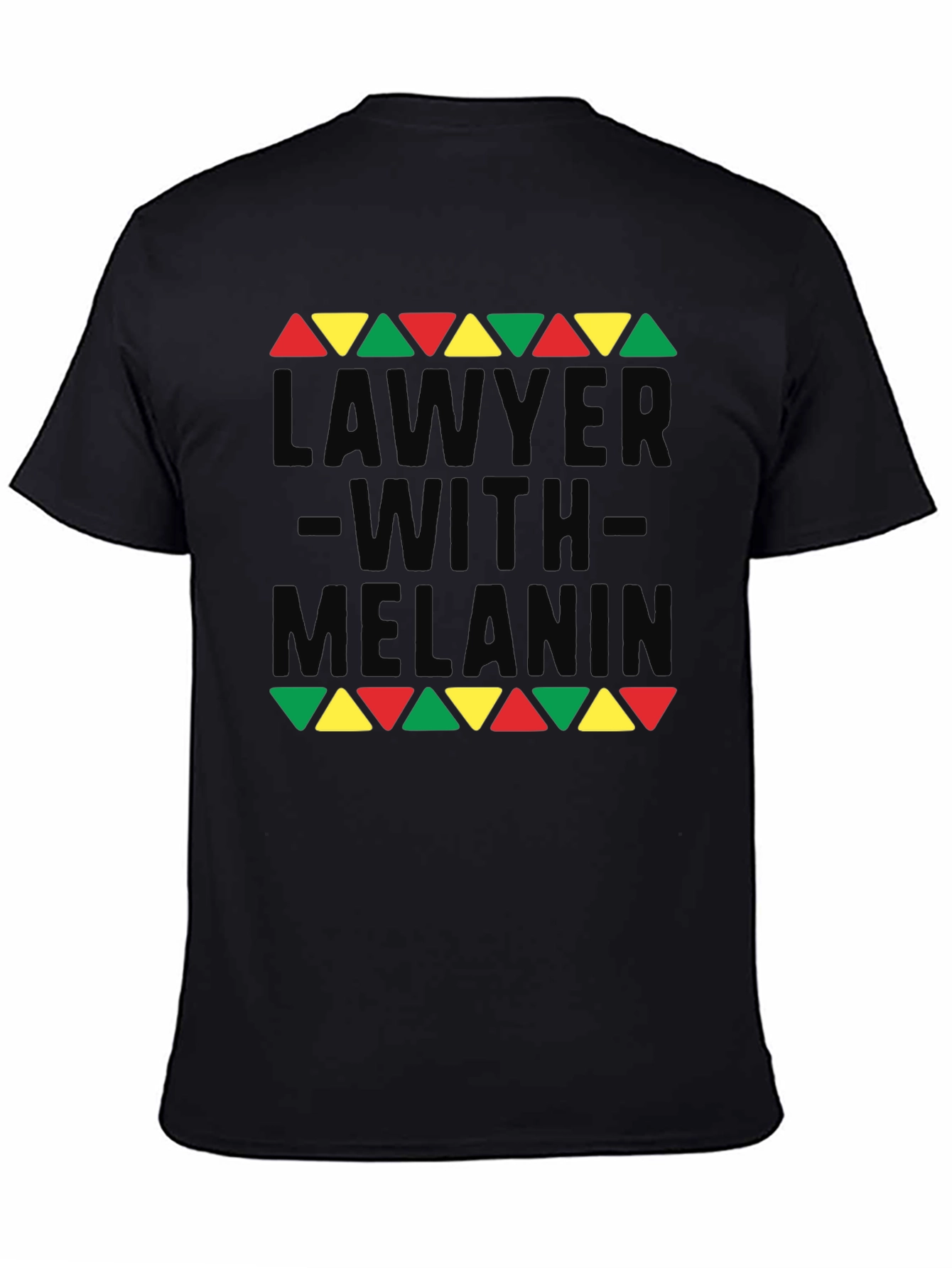 Lawyer With Melanin Graphic T-Shirt - Black Pride