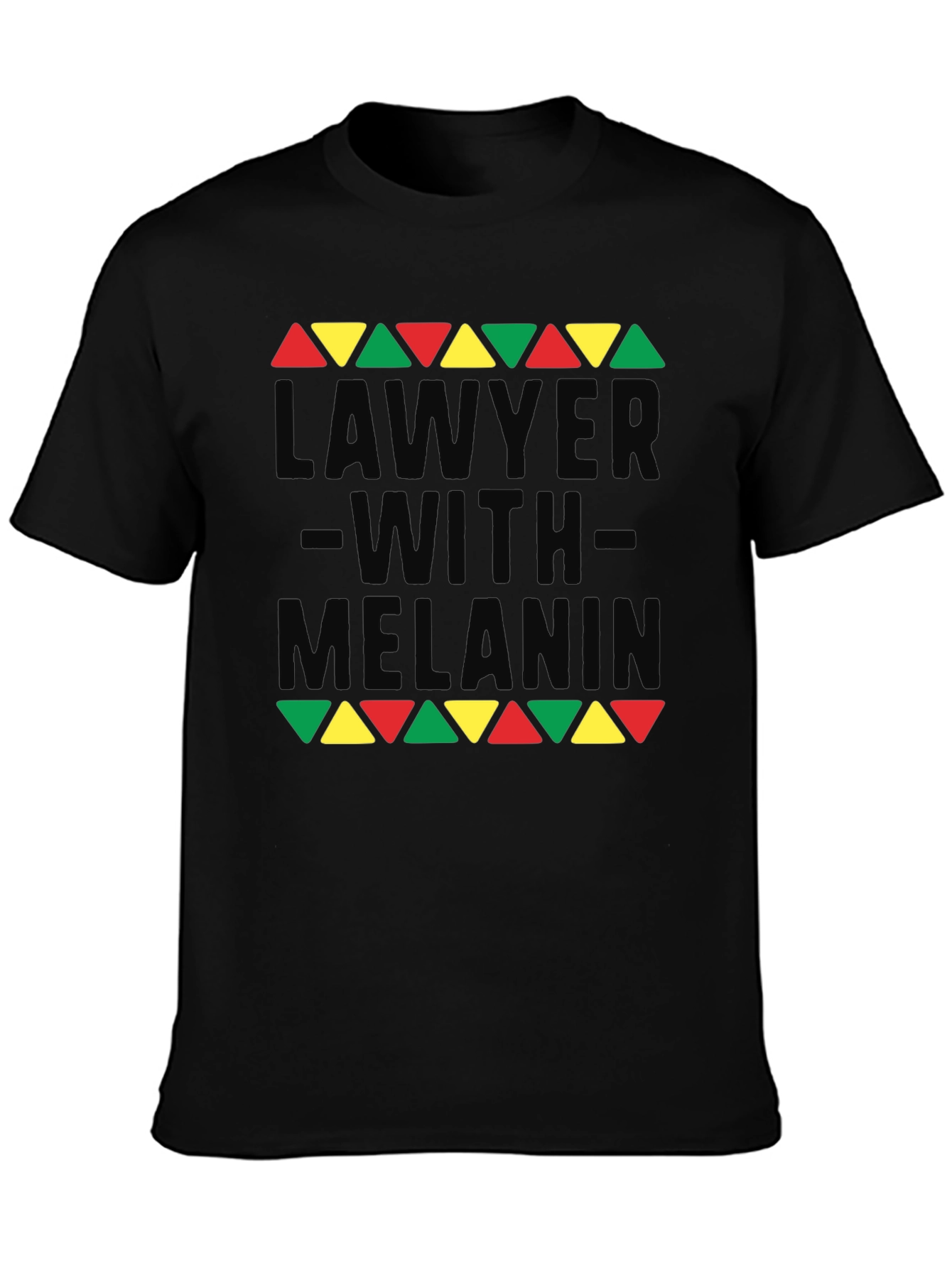 Lawyer With Melanin Graphic T-Shirt - Black Pride