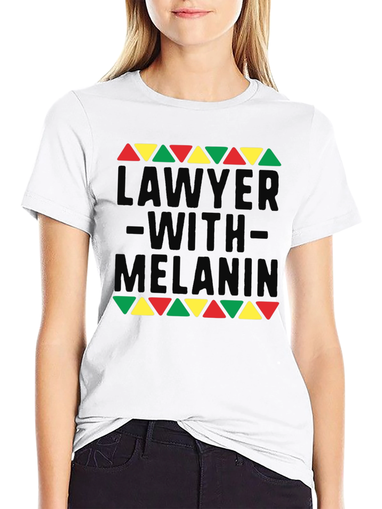 Lawyer With Melanin Graphic T-Shirt - Black Pride