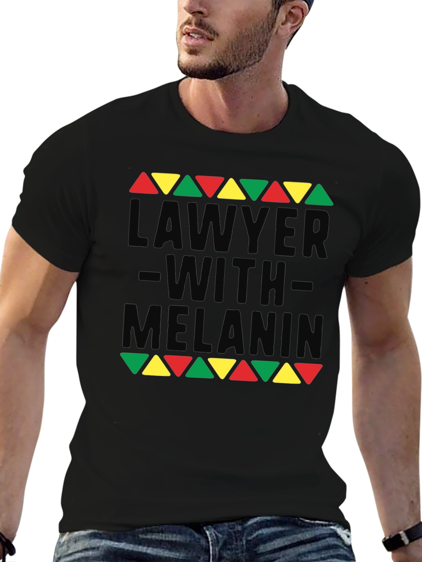 Lawyer With Melanin Graphic T-Shirt - Black Pride
