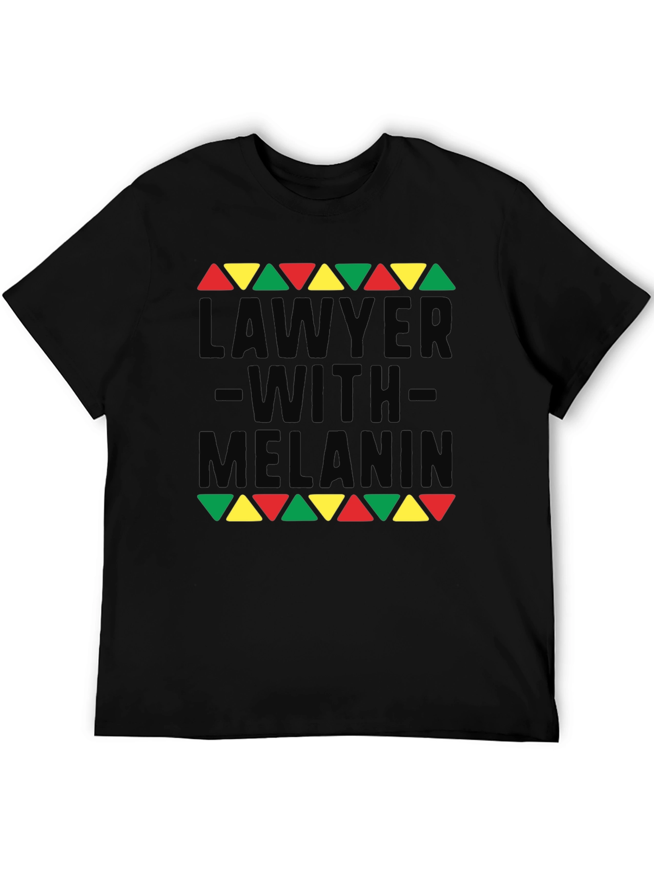 Lawyer With Melanin Graphic T-Shirt - Black Pride
