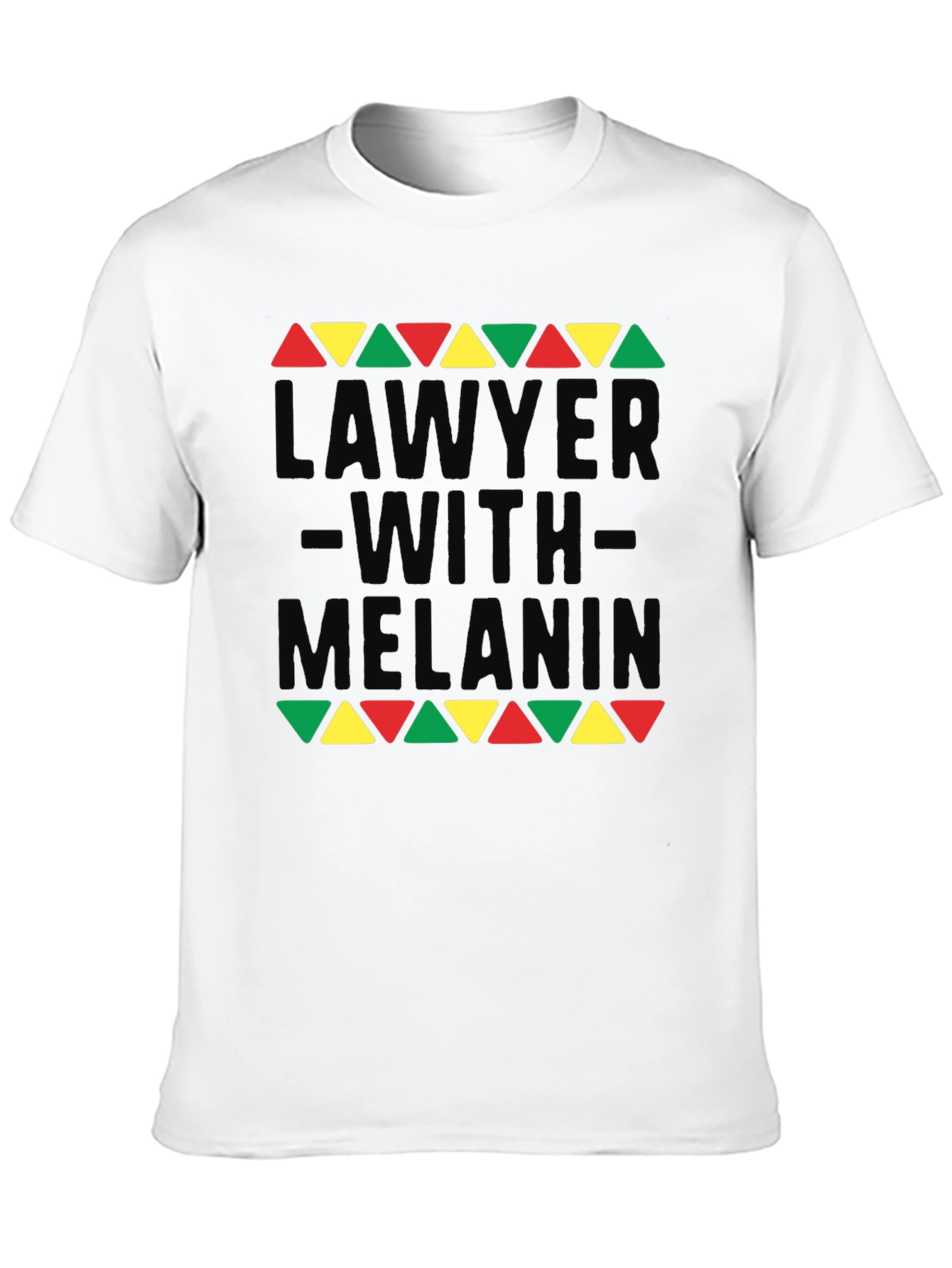 Lawyer With Melanin Graphic T-Shirt - Black Pride