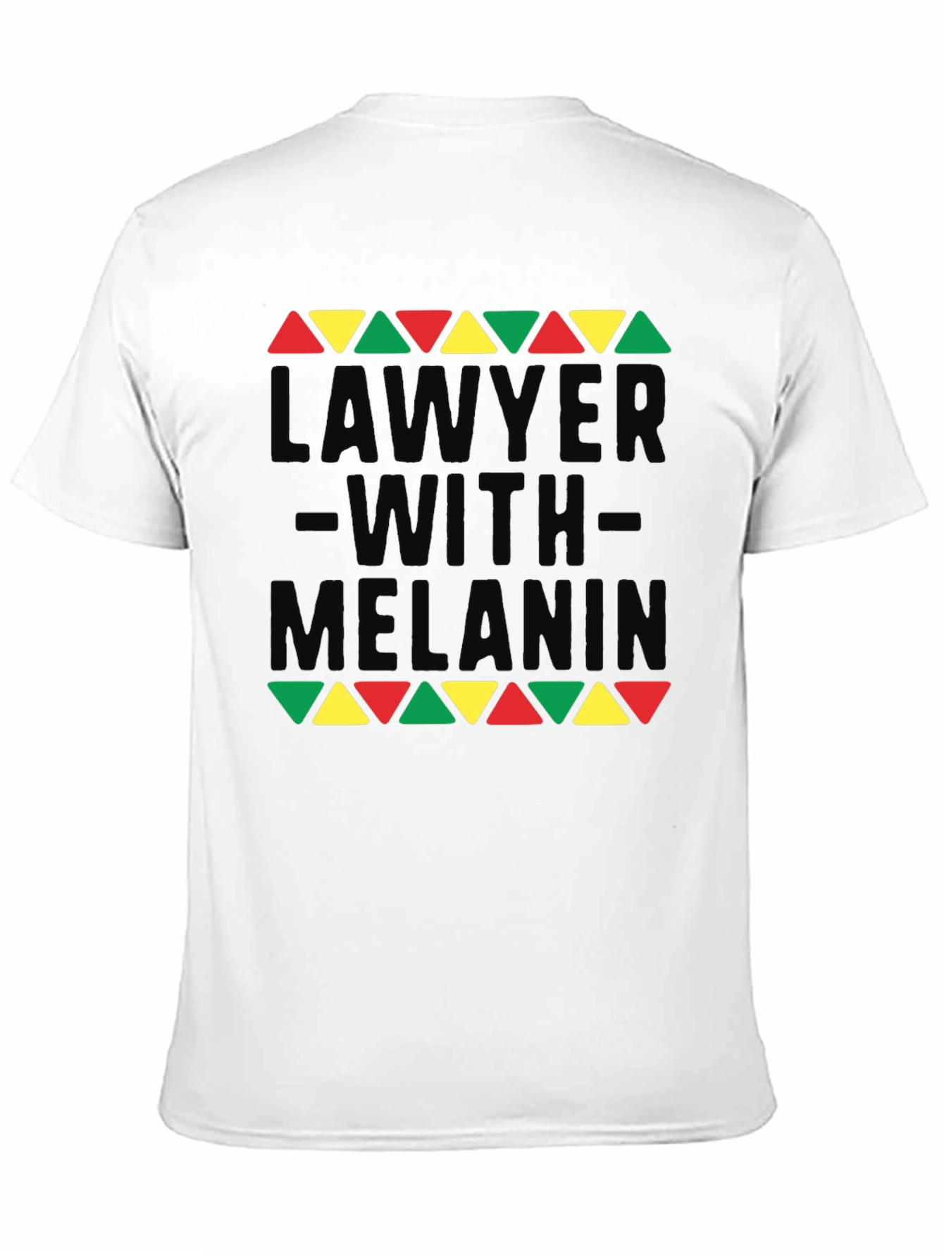Lawyer With Melanin Graphic T-Shirt - Black Pride