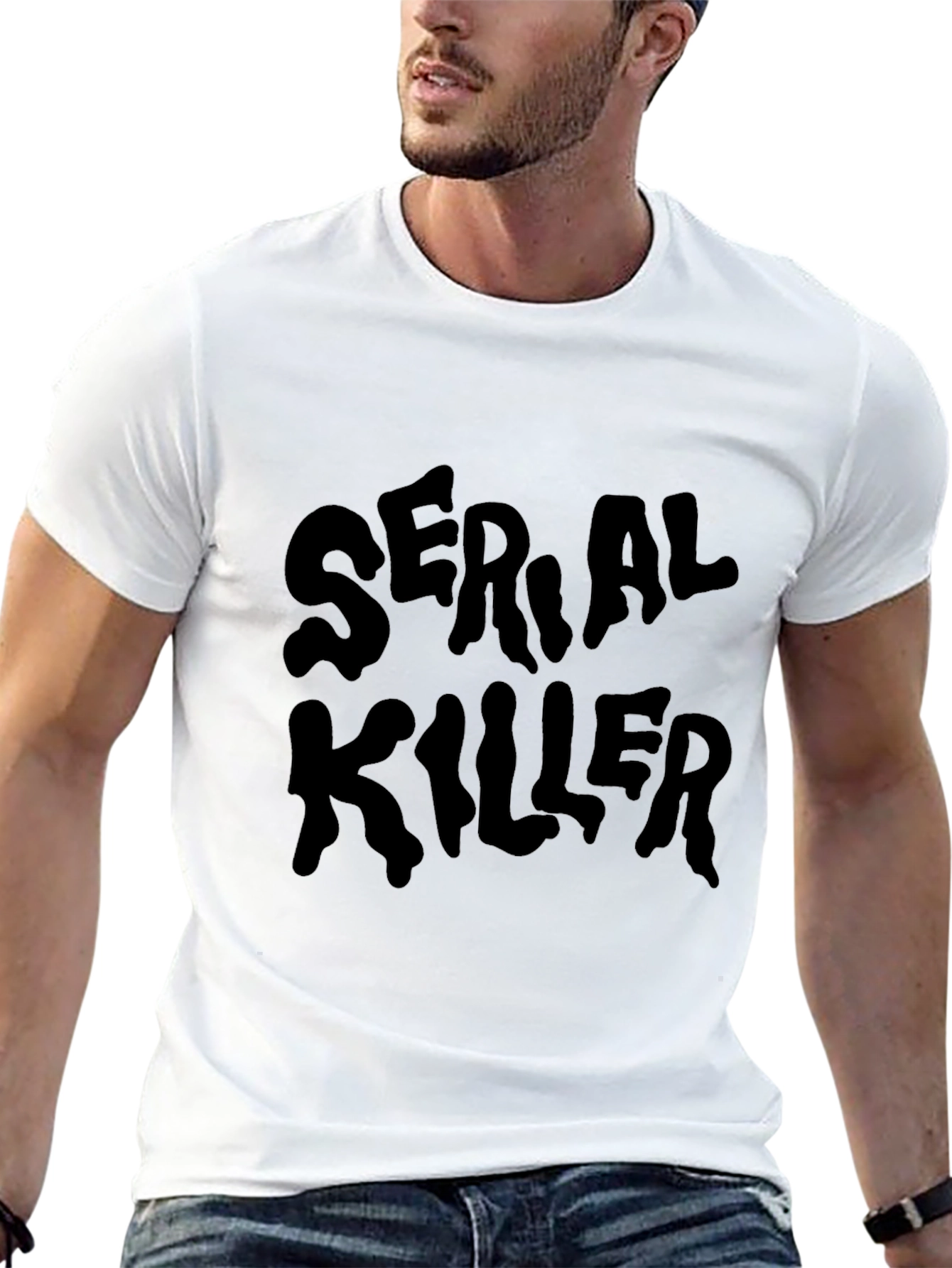 Serial Killer Graphic Tee - Mens Black T-Shirt
