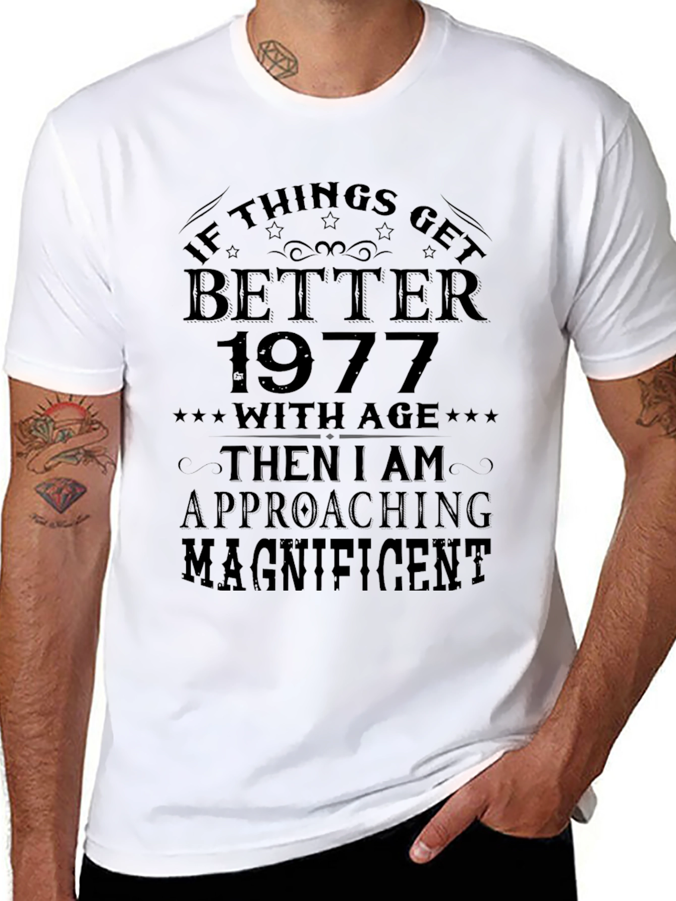 Better With Age 1977 Graphic T-Shirt