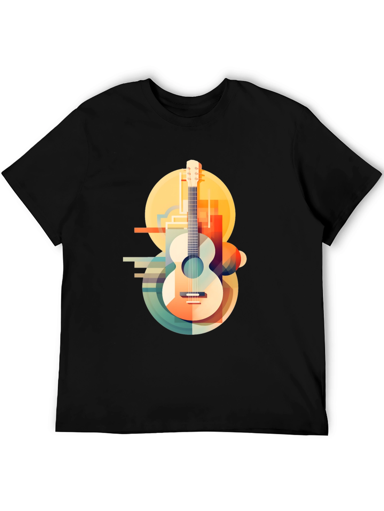 Abstract Guitar Graphic Tee