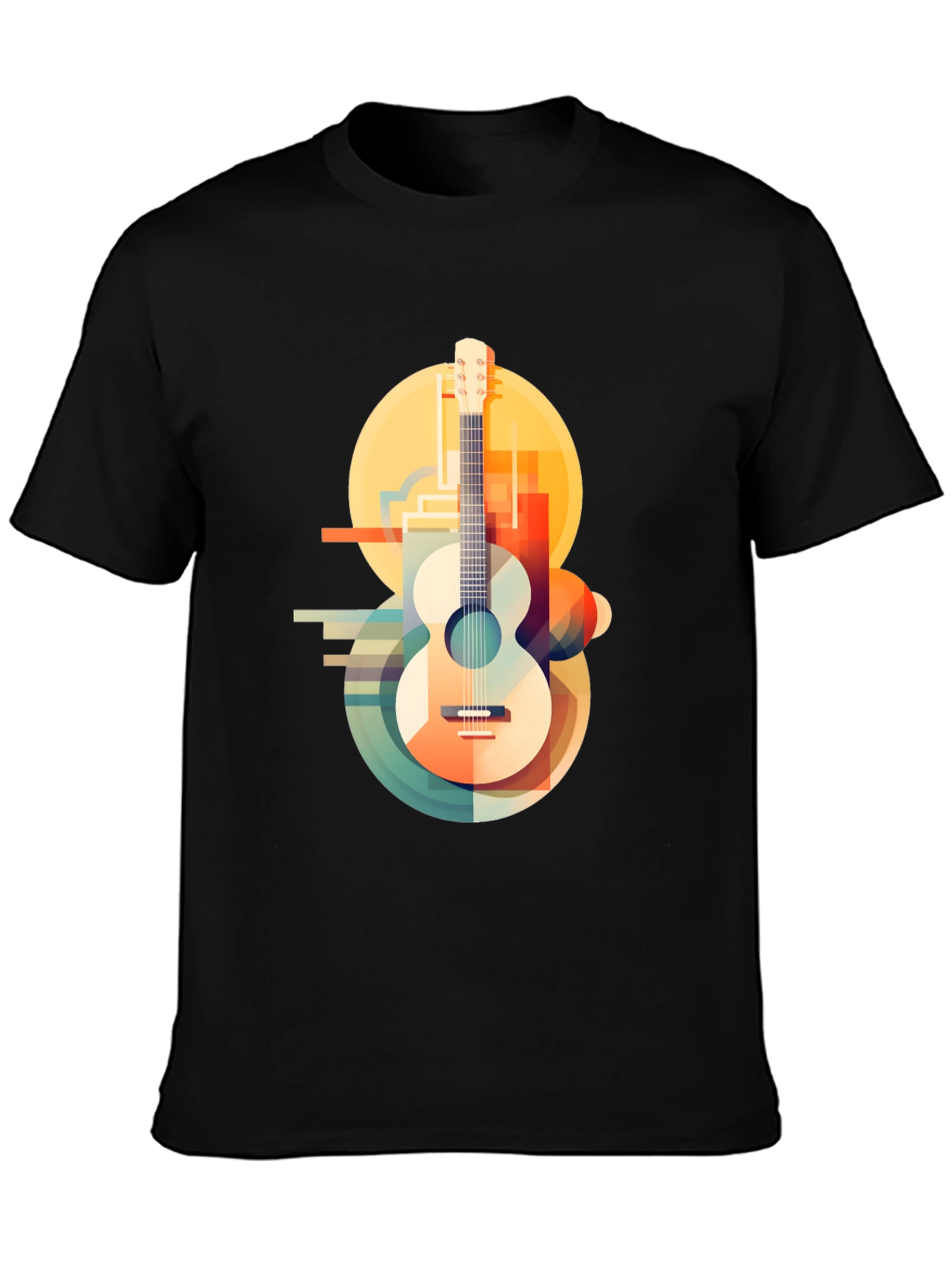Abstract Guitar Graphic Tee