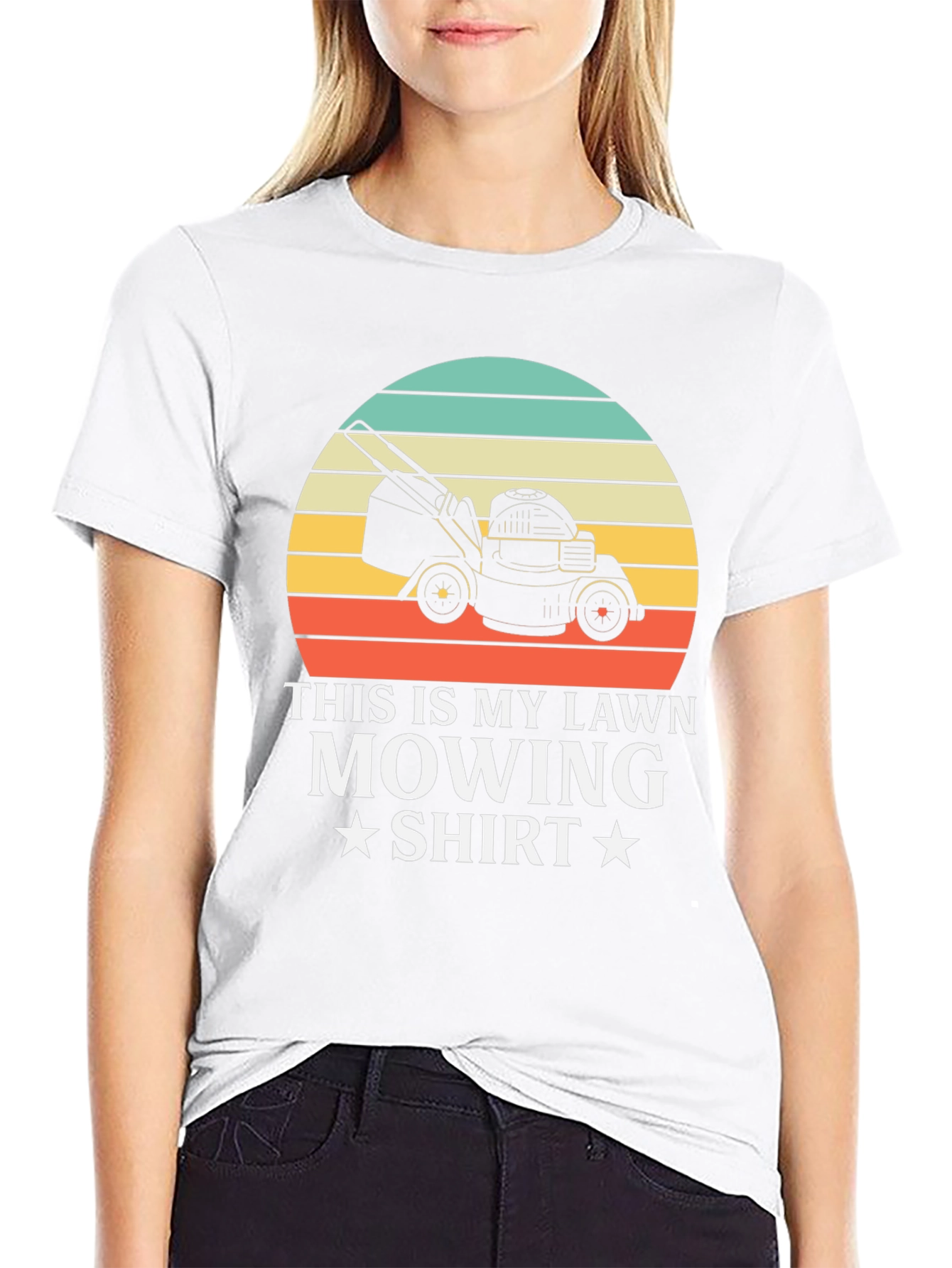 Lawn Mowing Shirt - Retro Gardener Tee