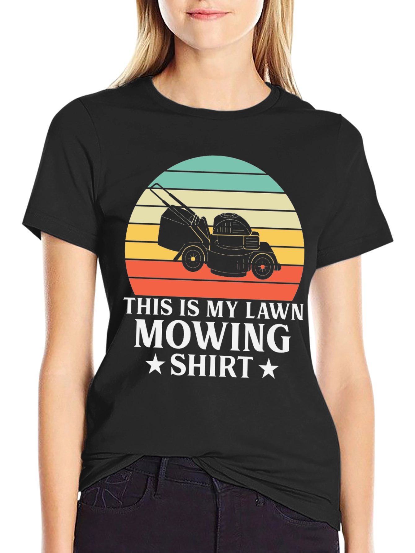 Lawn Mowing Shirt - Retro Gardener Tee