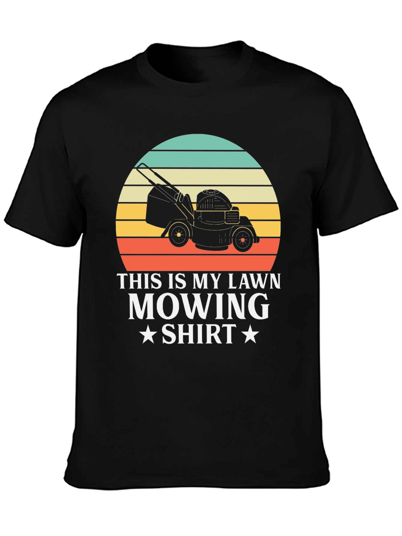 Lawn Mowing Shirt - Retro Gardener Tee