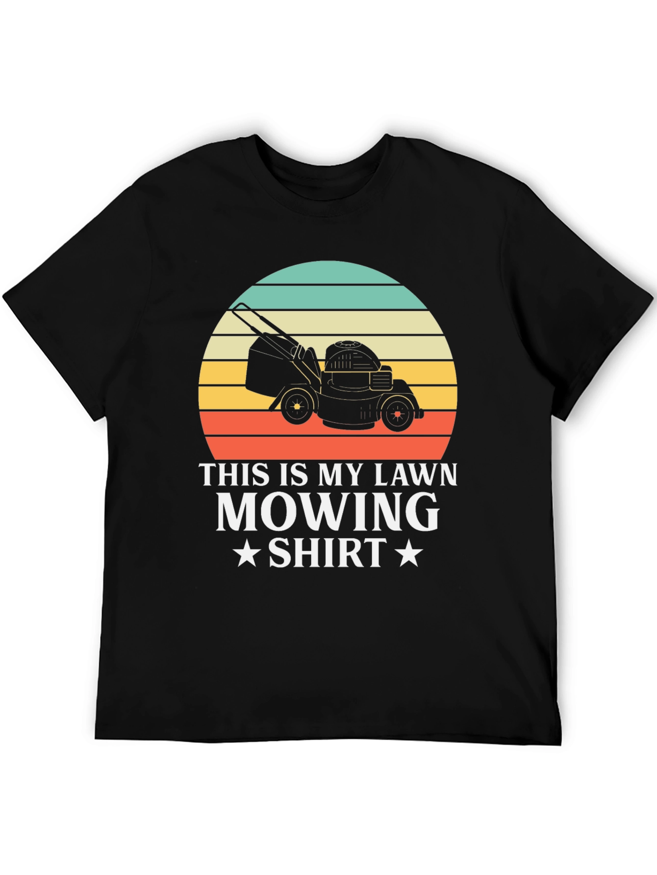 Lawn Mowing Shirt - Retro Gardener Tee