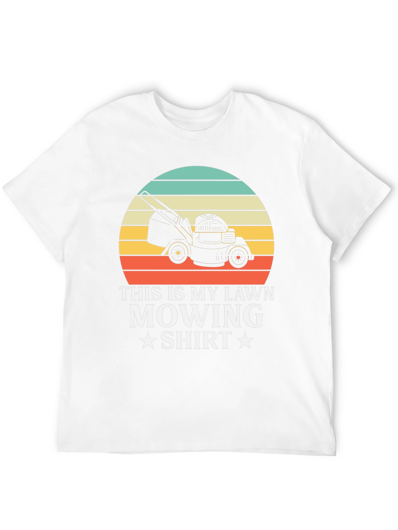 Lawn Mowing Shirt - Retro Gardener Tee