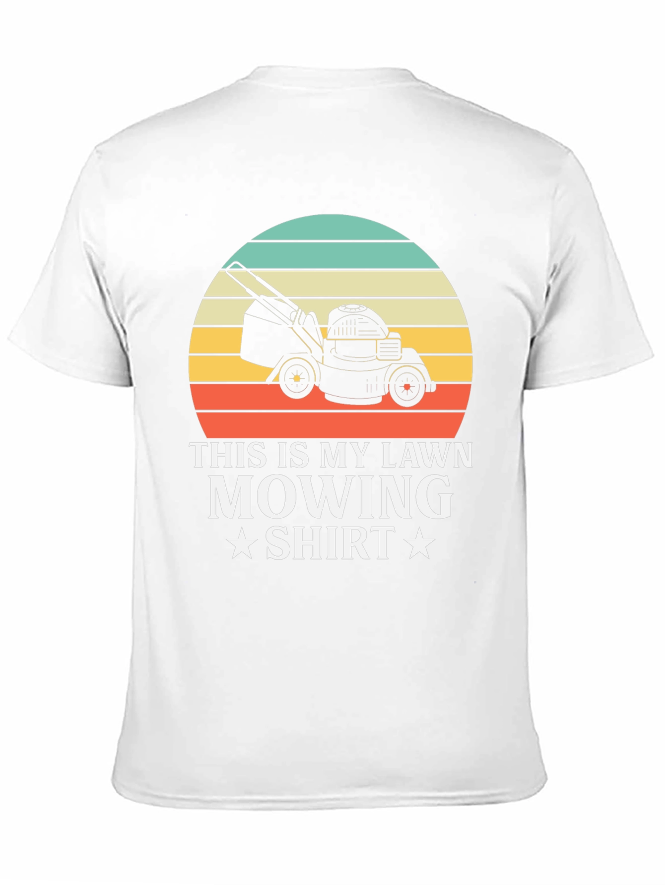 Lawn Mowing Shirt - Retro Gardener Tee