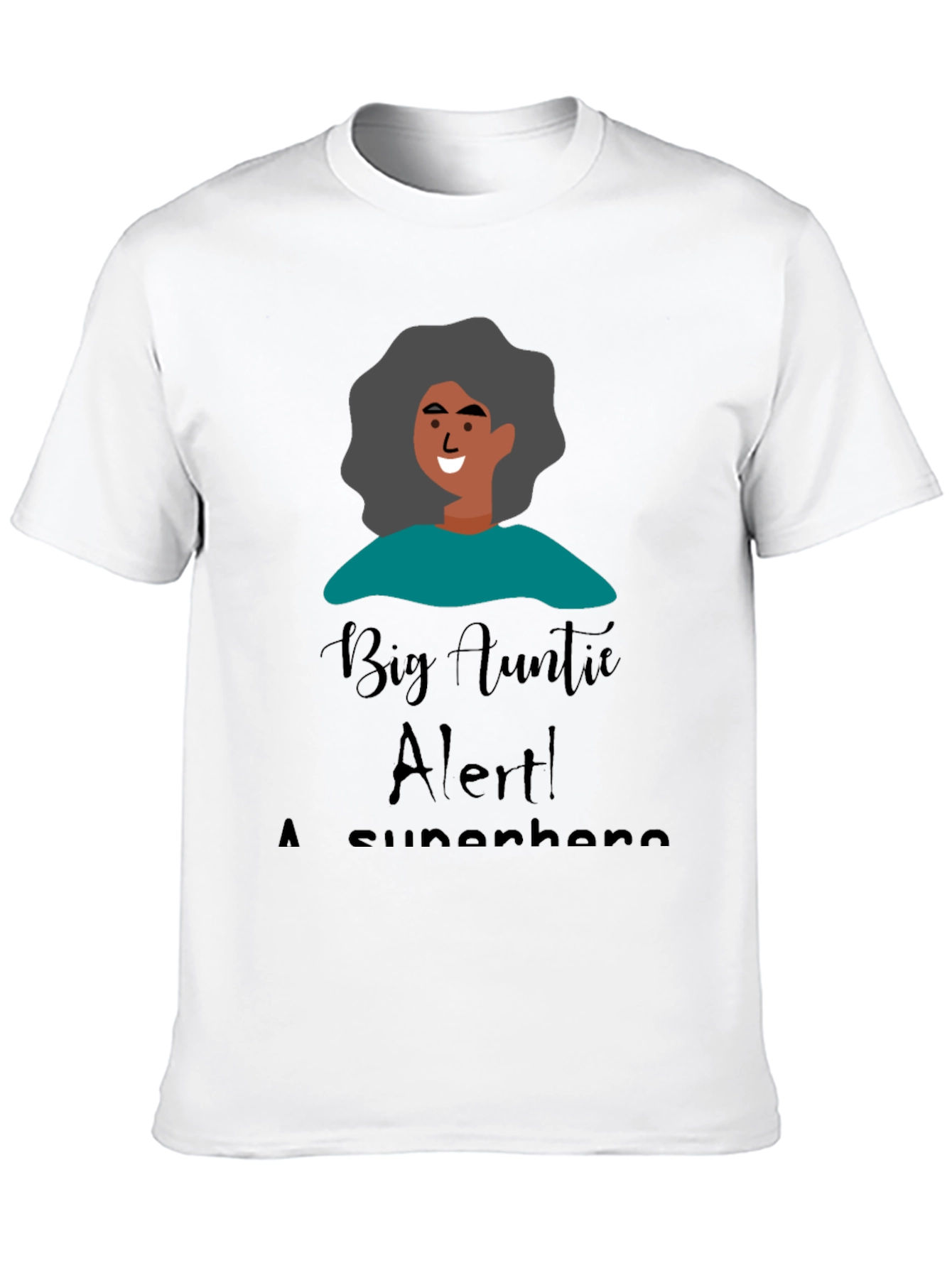 Big Auntie Alert! T-Shirt - Superhero Aunt Gift