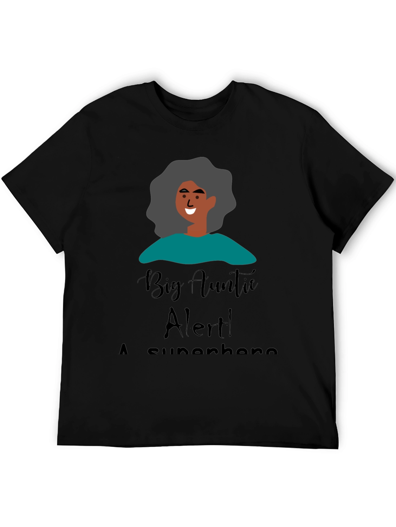 Big Auntie Alert! T-Shirt - Superhero Aunt Gift