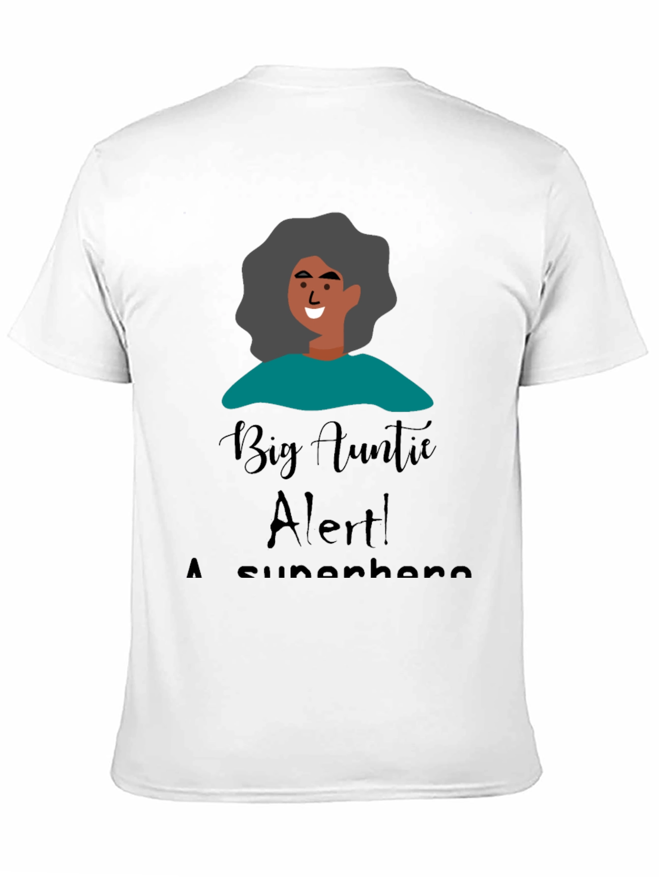 Big Auntie Alert! T-Shirt - Superhero Aunt Gift