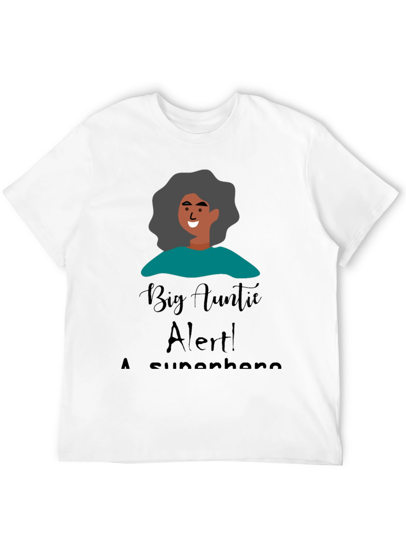 Big Auntie Alert! T-Shirt - Superhero Aunt Gift