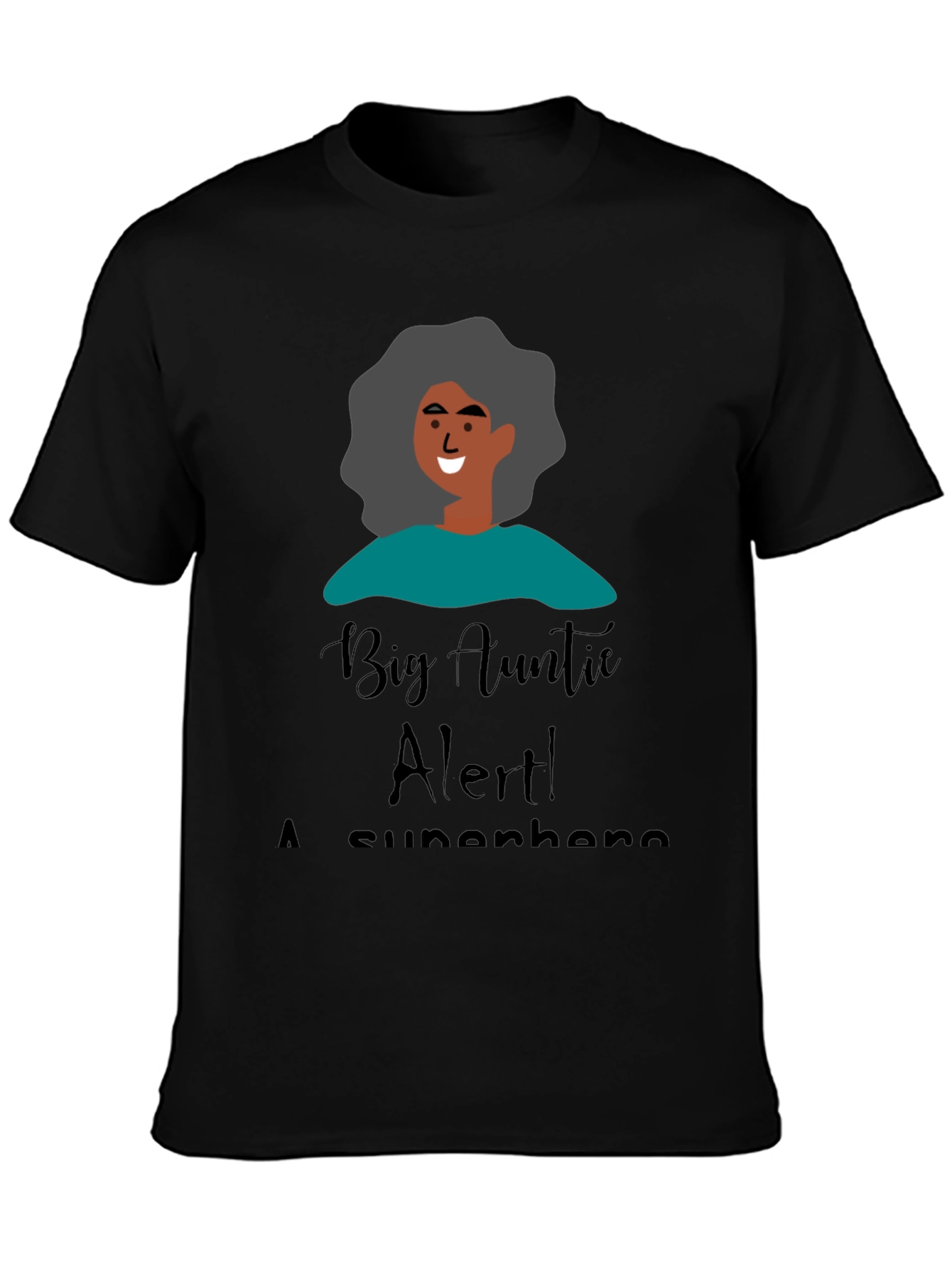 Big Auntie Alert! T-Shirt - Superhero Aunt Gift