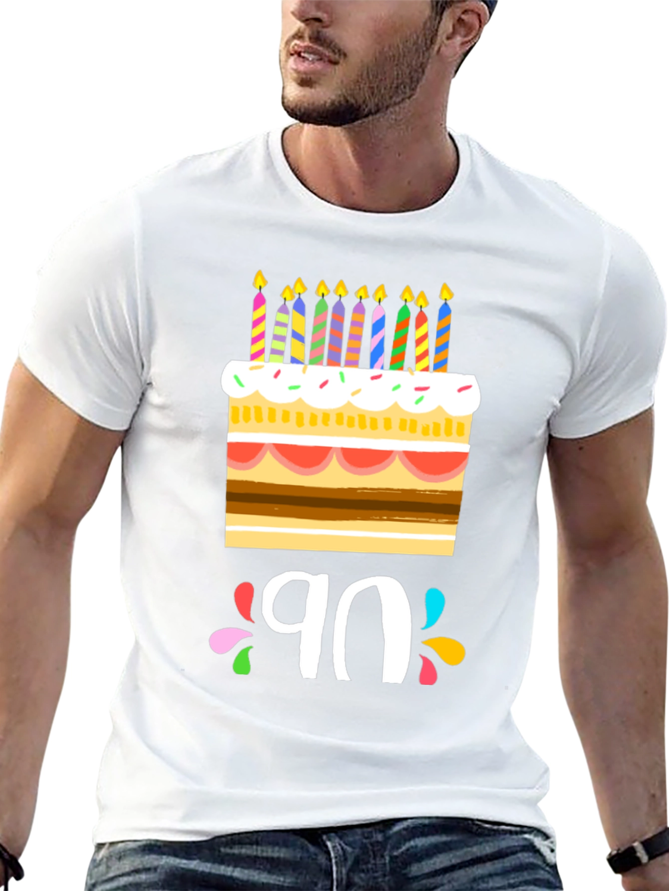 90th Birthday Cake T-Shirt