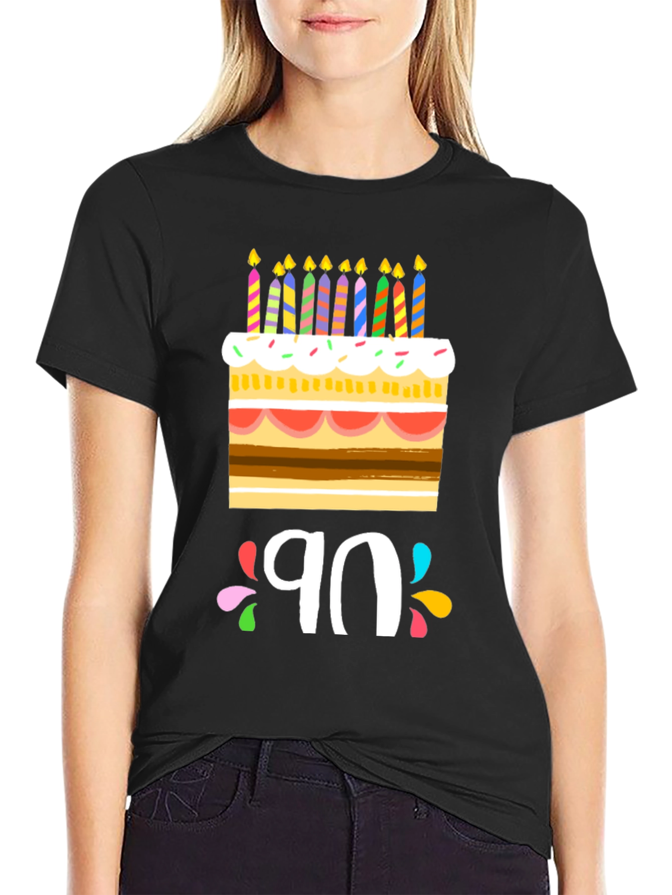 90th Birthday Cake T-Shirt