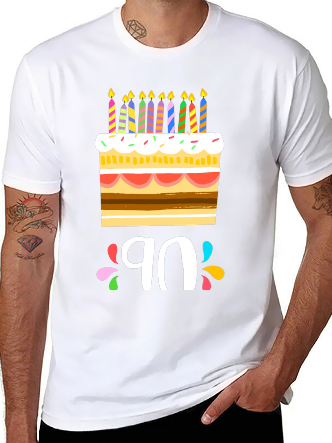 90th Birthday Cake T-Shirt