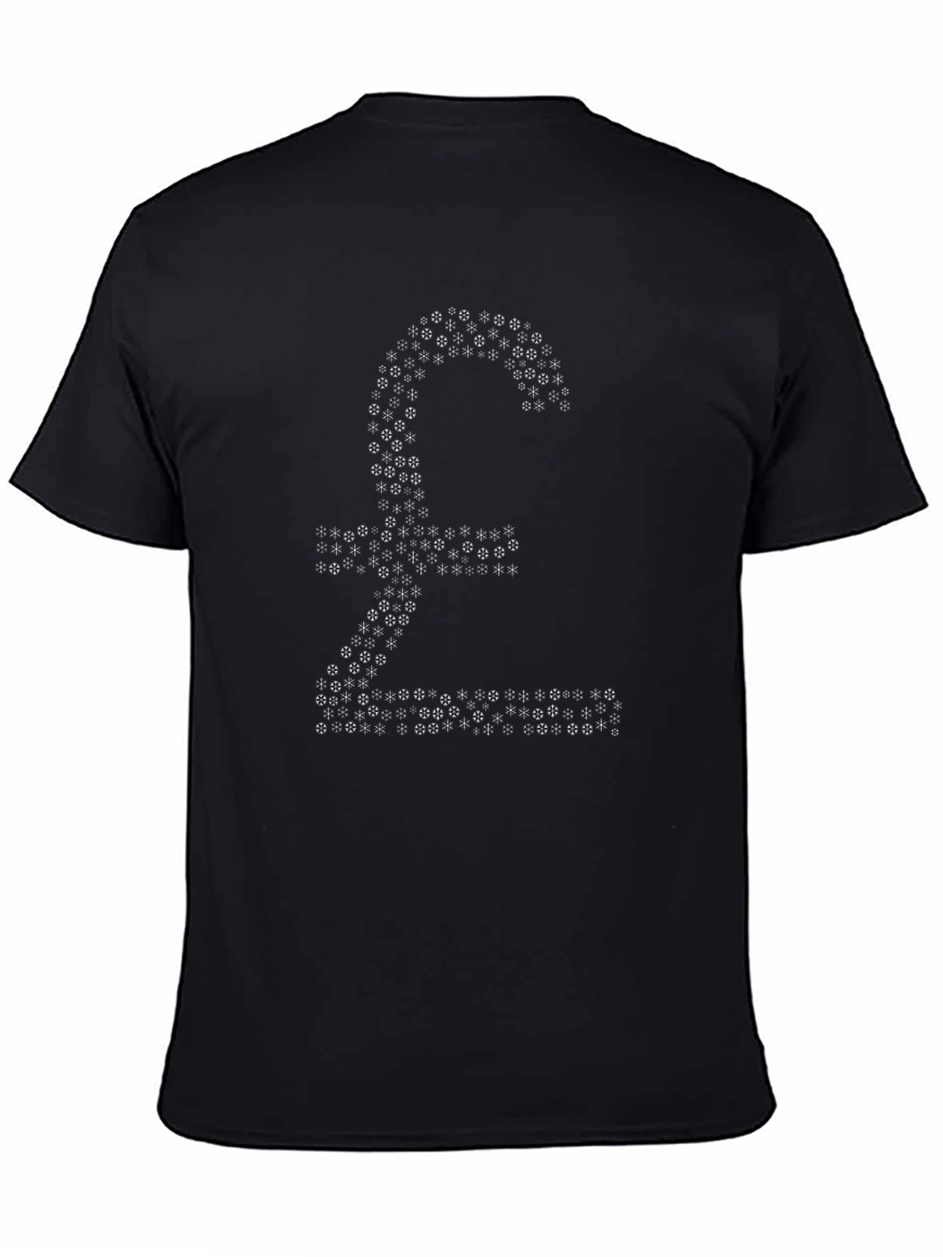 Pound Sign T-Shirt - Black Cotton Graphic Tee