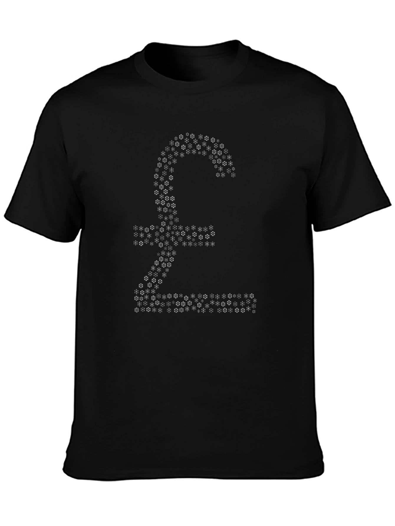 Pound Sign T-Shirt - Black Cotton Graphic Tee