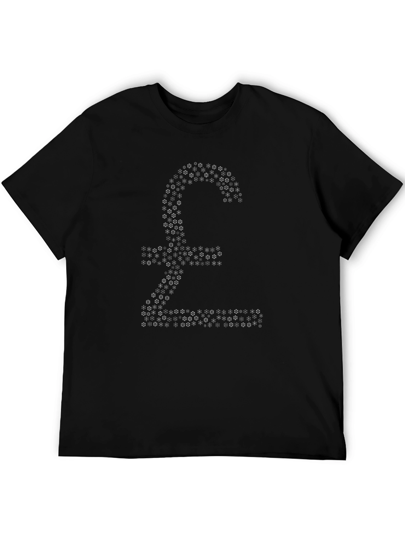 Pound Sign T-Shirt - Black Cotton Graphic Tee