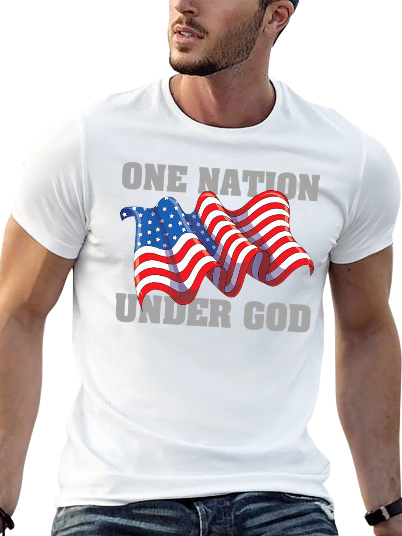 One Nation Under God Patriotic T-Shirt
