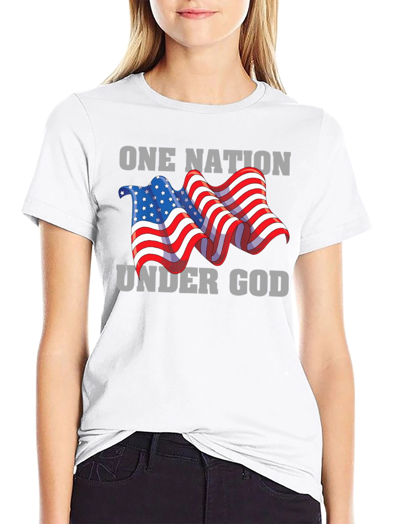 One Nation Under God Patriotic T-Shirt