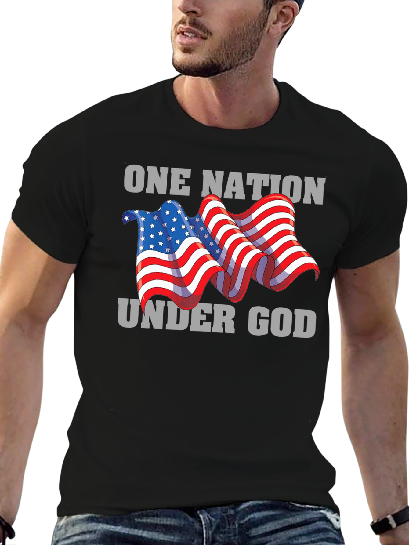 One Nation Under God Patriotic T-Shirt