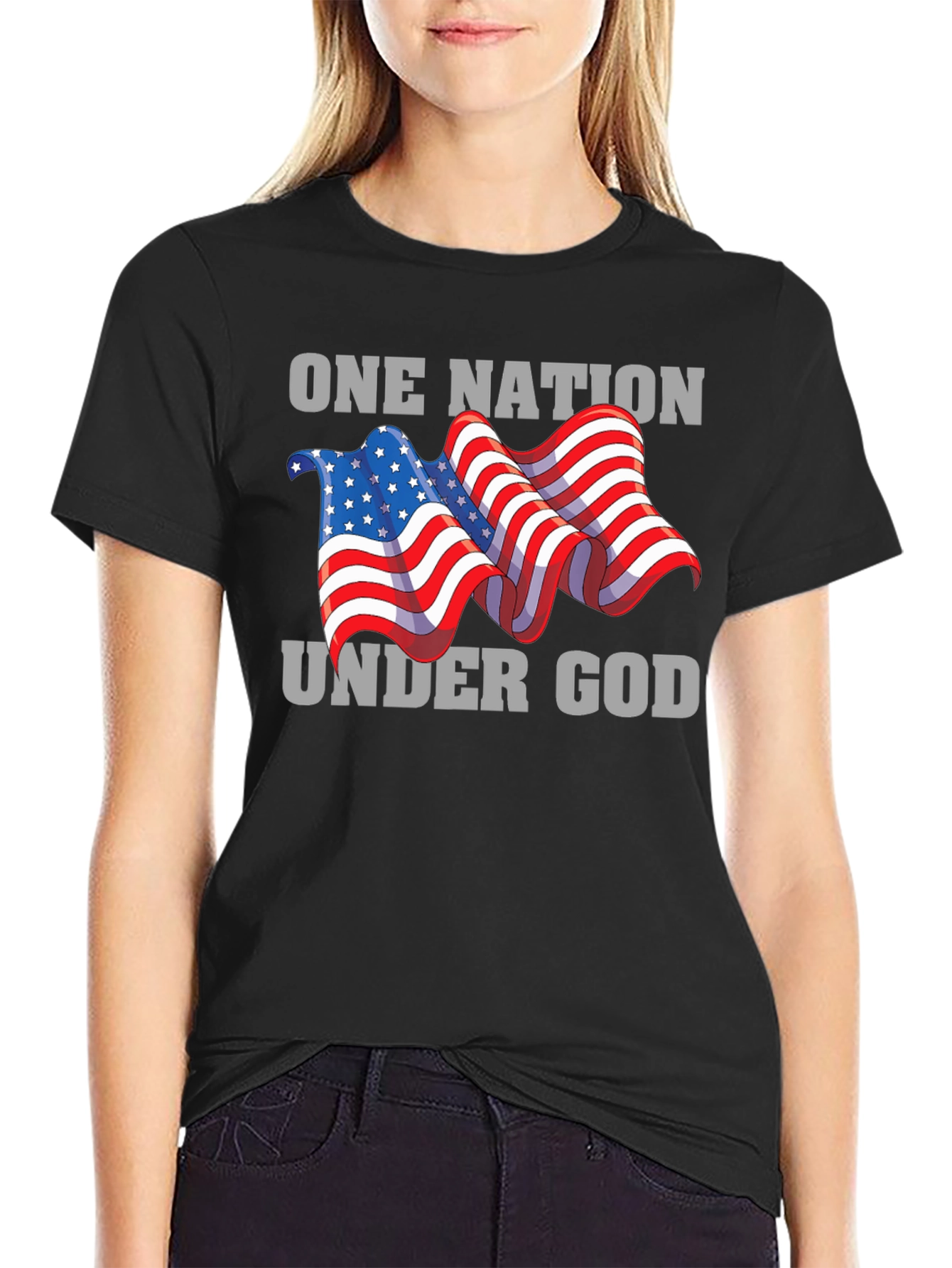 One Nation Under God Patriotic T-Shirt