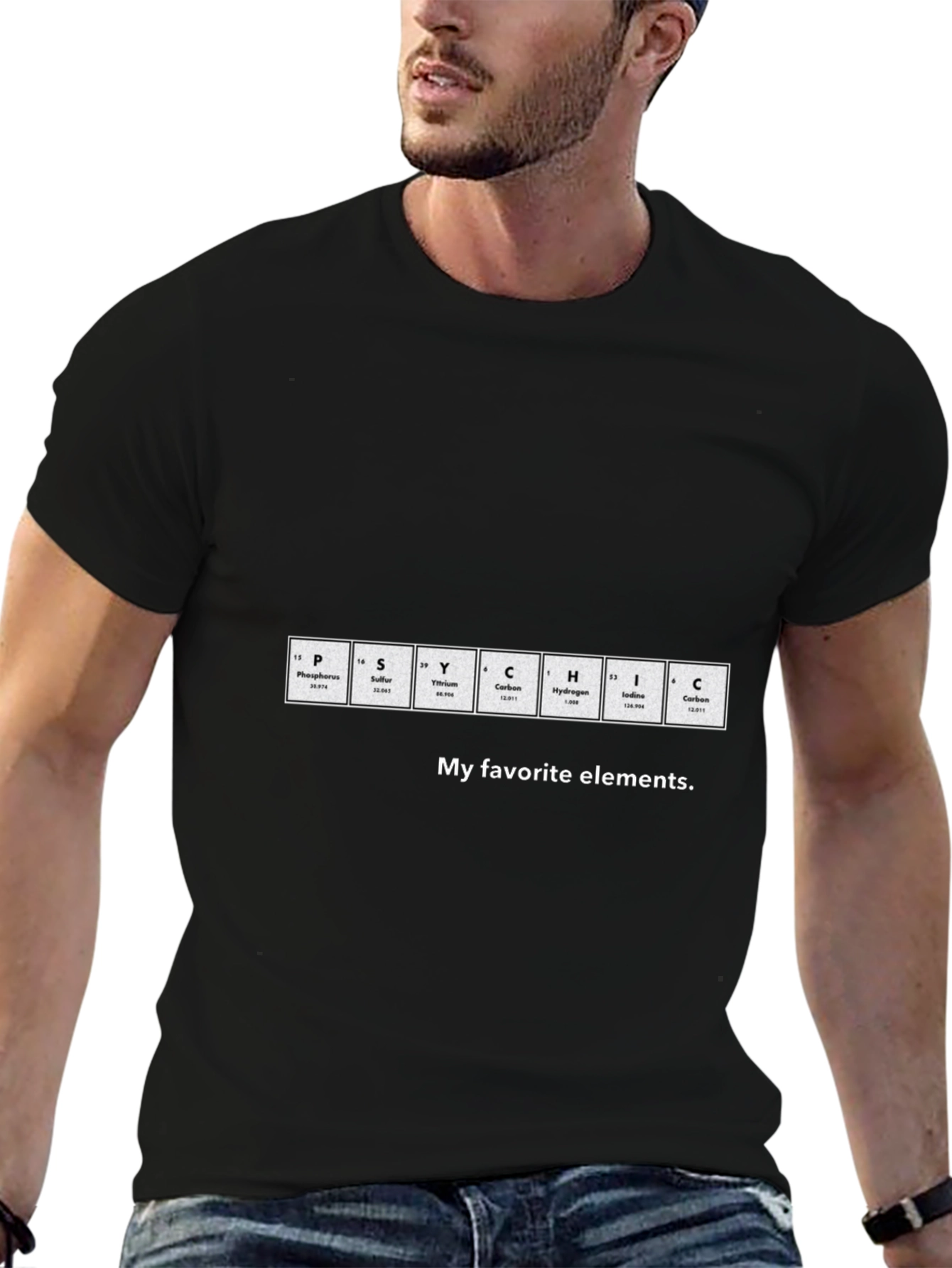 Periodic Table PSYCHIC Elements T-Shirt