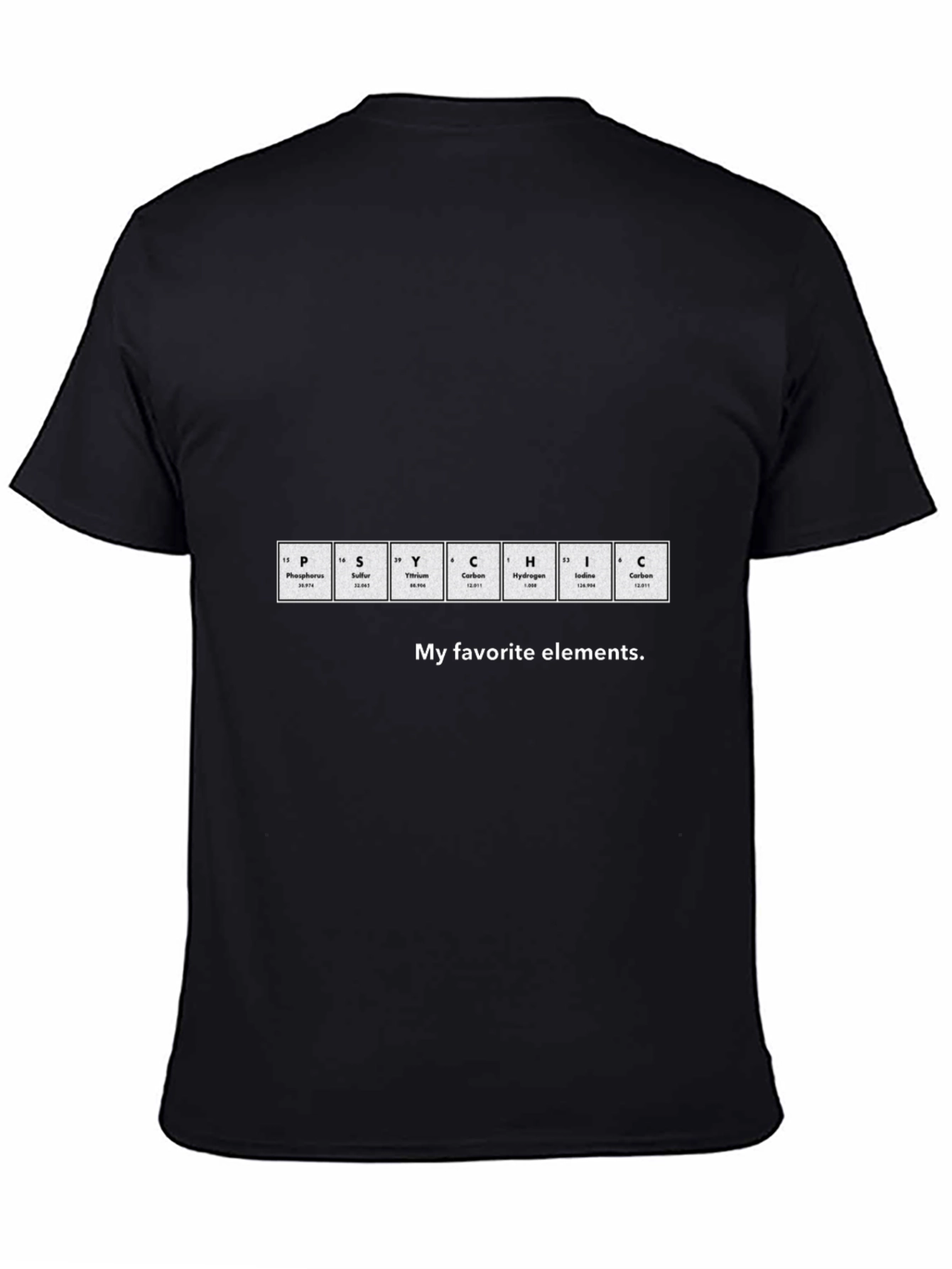 Periodic Table PSYCHIC Elements T-Shirt