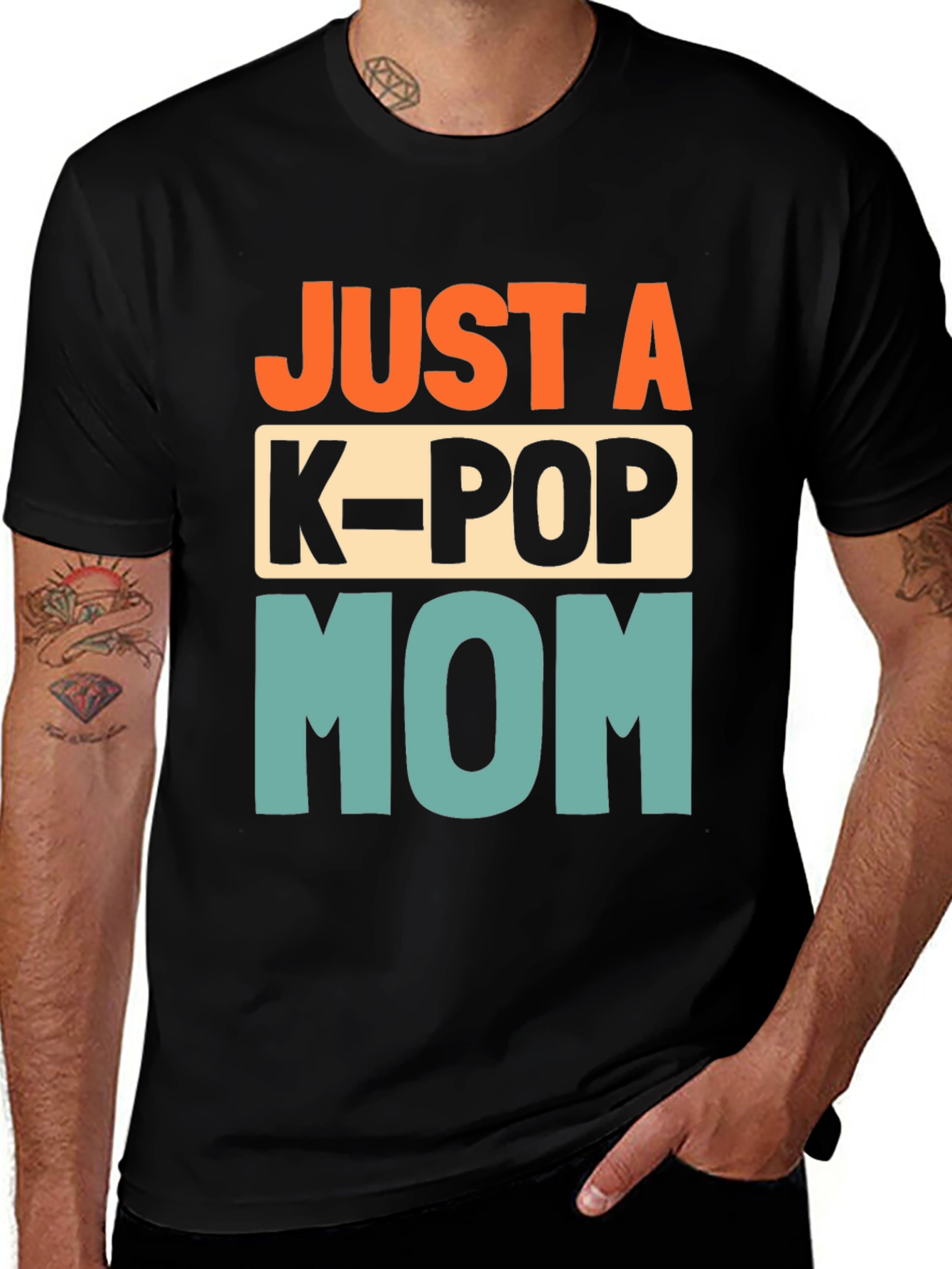 Just a K-Pop Mom Graphic T-Shirt