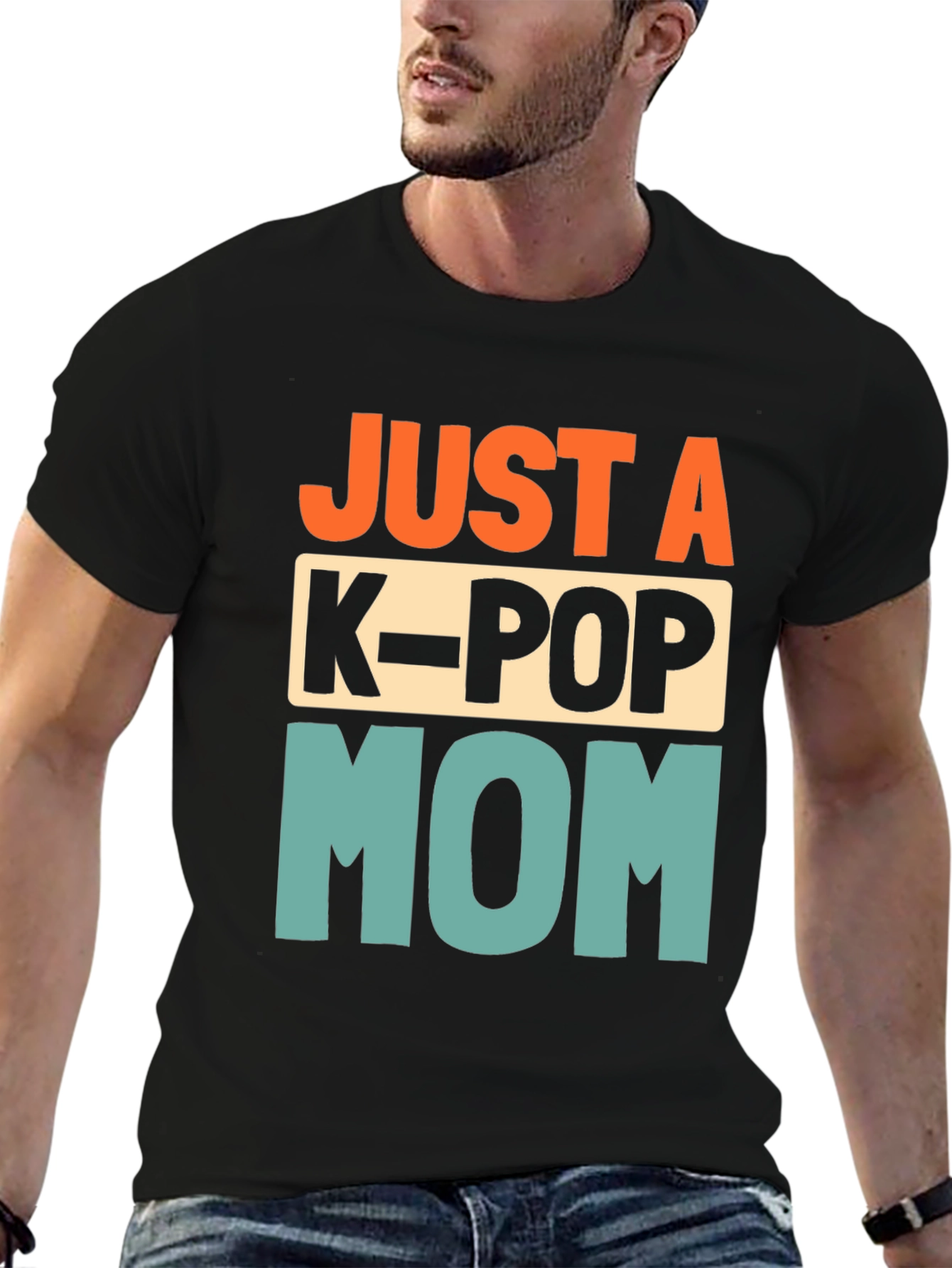 Just a K-Pop Mom Graphic T-Shirt