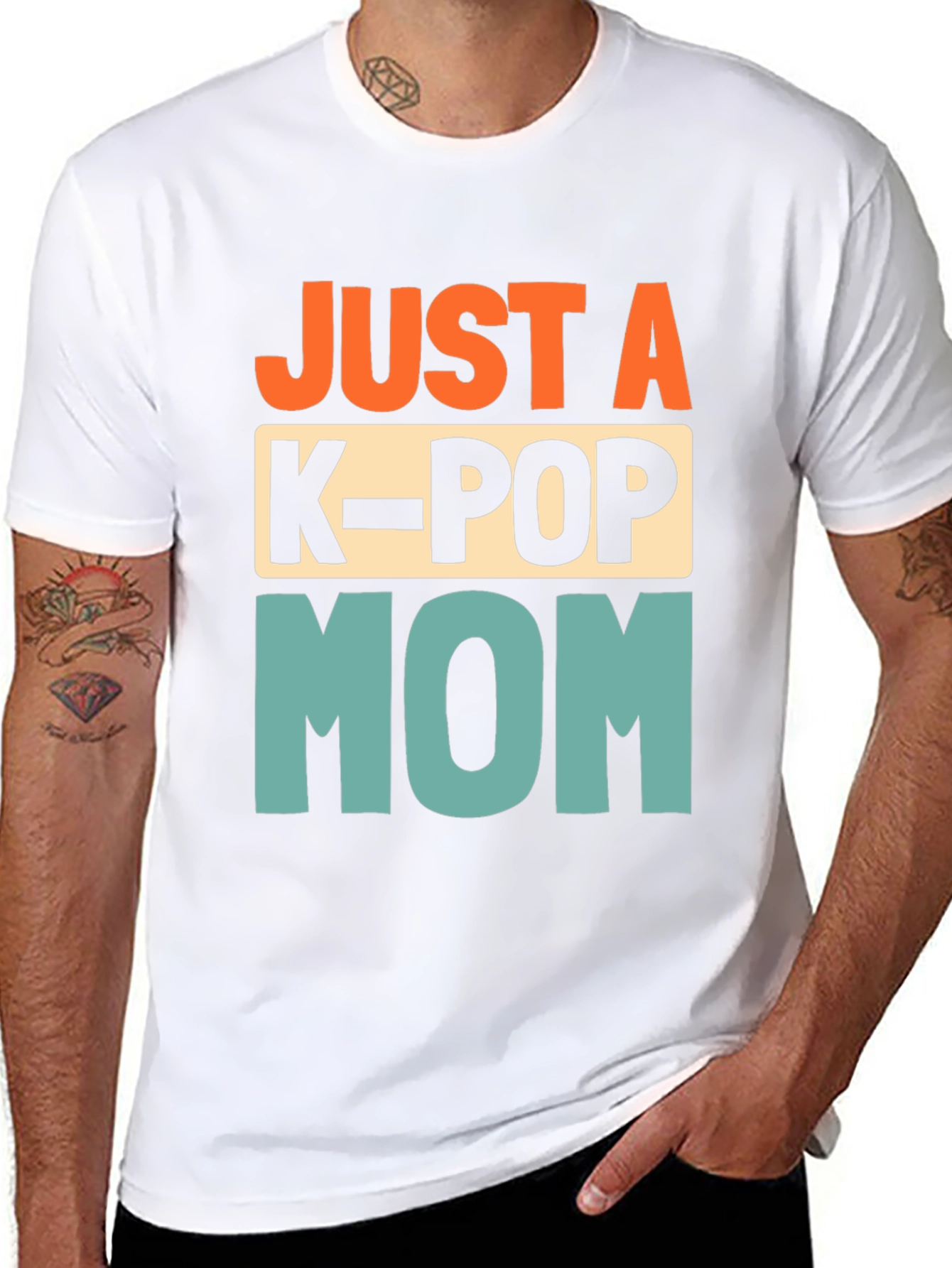 Just a K-Pop Mom Graphic T-Shirt