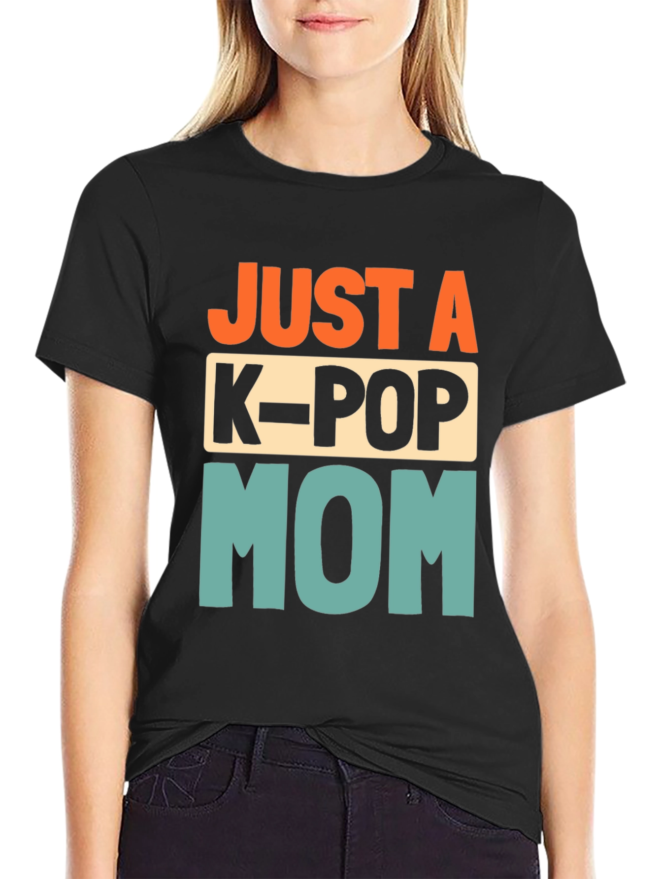 Just a K-Pop Mom Graphic T-Shirt