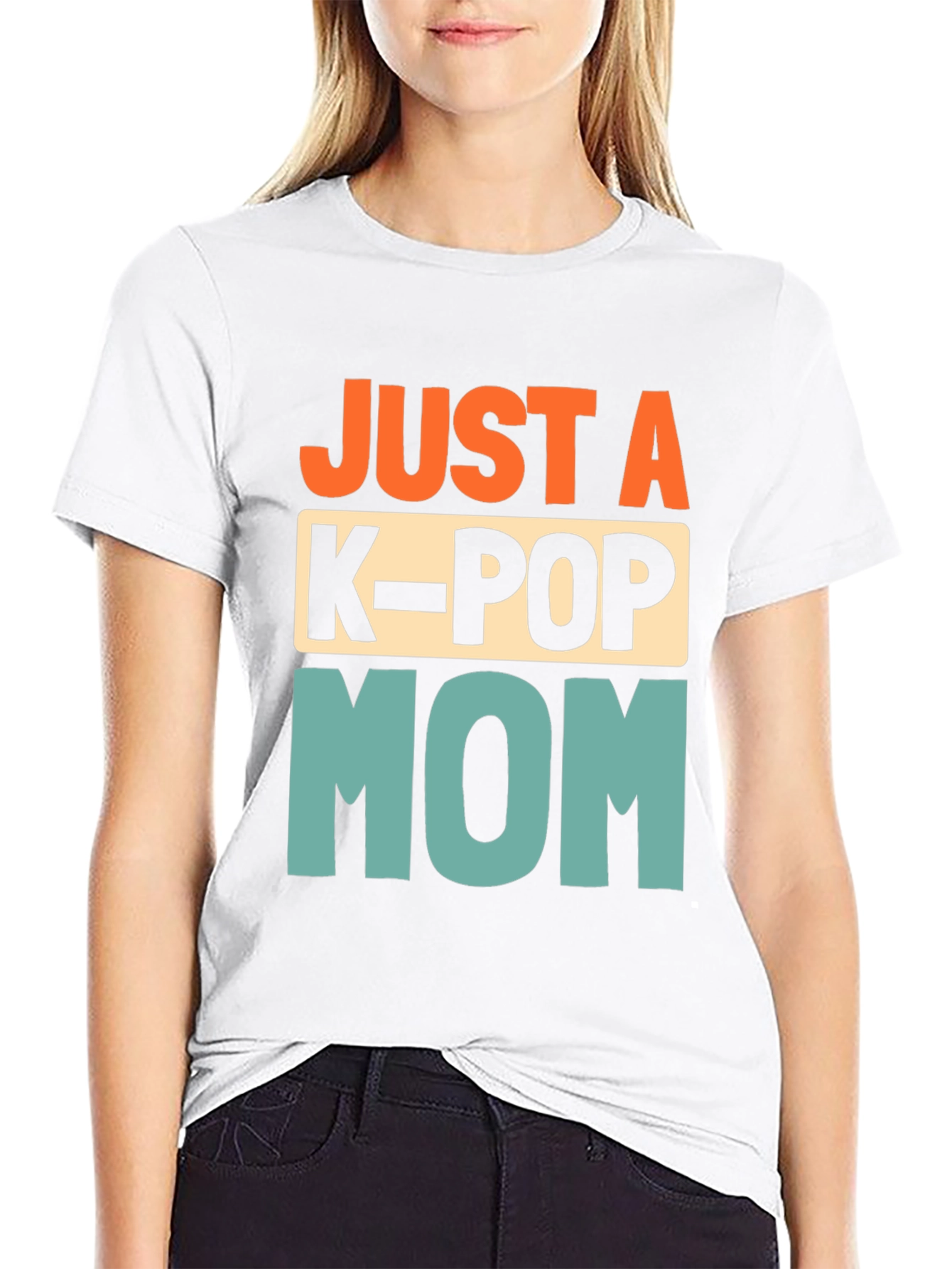 Just a K-Pop Mom Graphic T-Shirt