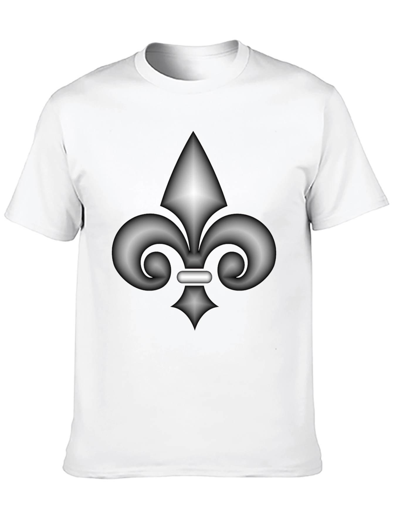 Fleur-de-lis Graphic Black T-Shirt