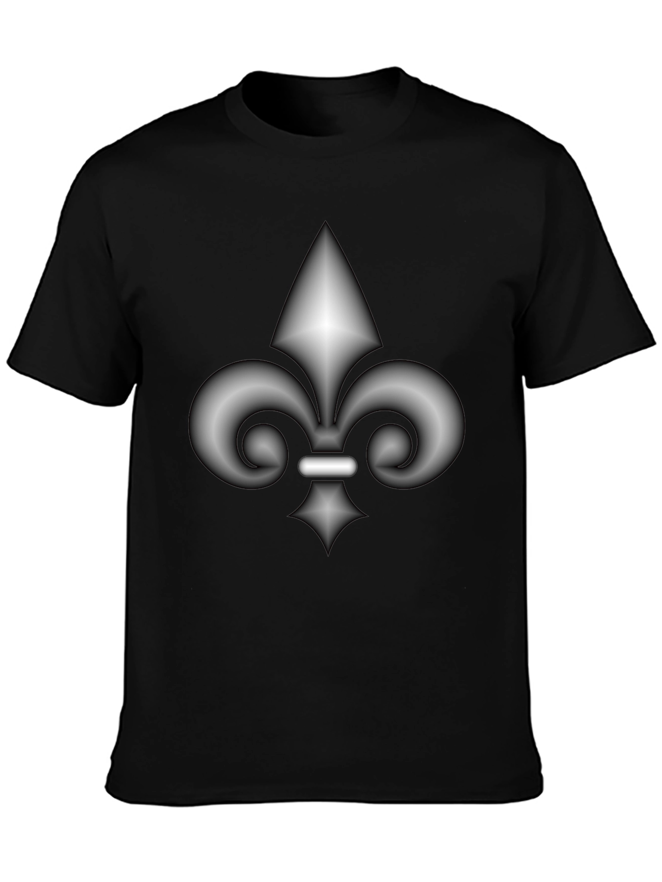 Fleur-de-lis Graphic Black T-Shirt