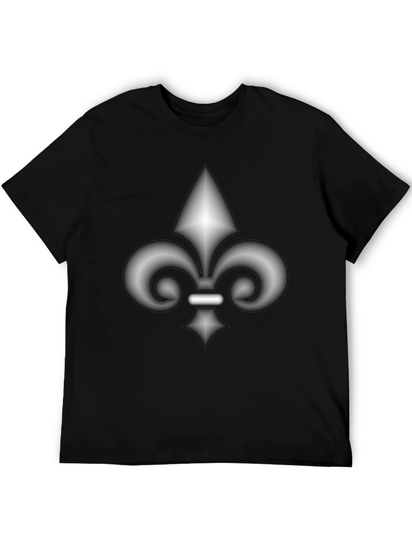 Fleur-de-lis Graphic Black T-Shirt
