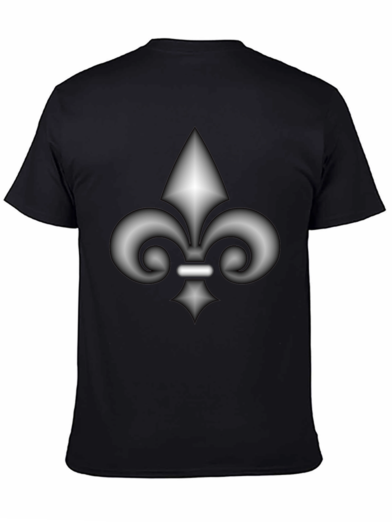 Fleur-de-lis Graphic Black T-Shirt