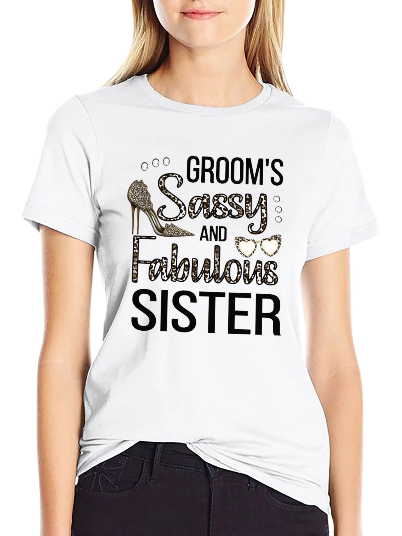 Grooms Sassy & Fabulous Sister T-Shirt