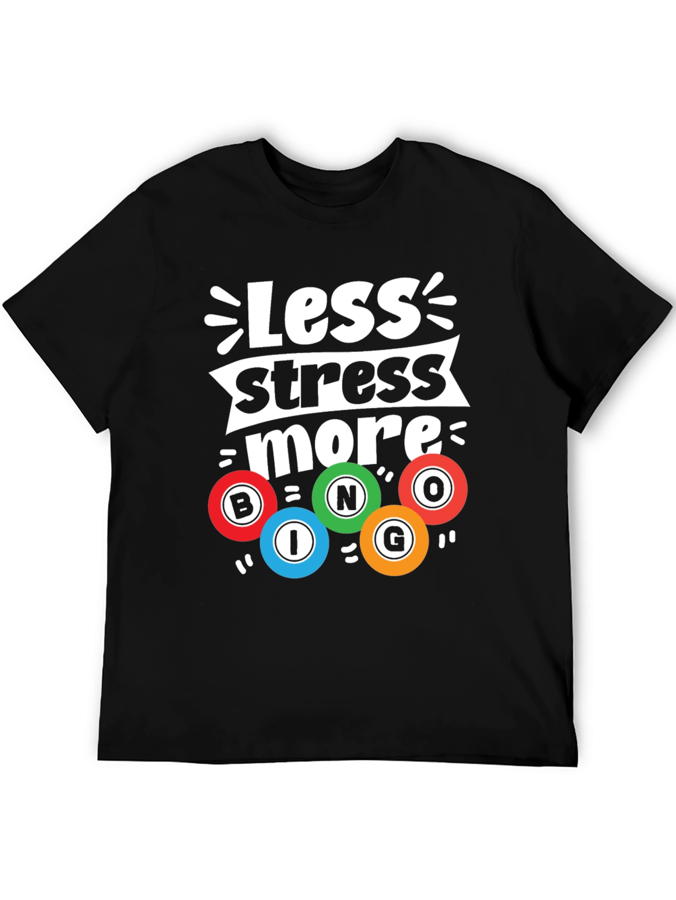 Less Stress More Bingo Graphic Tee