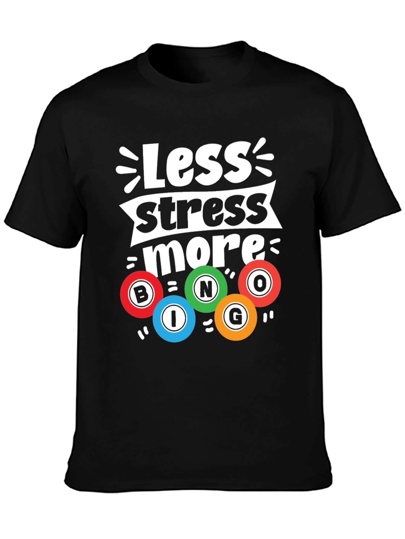 Less Stress More Bingo Graphic Tee