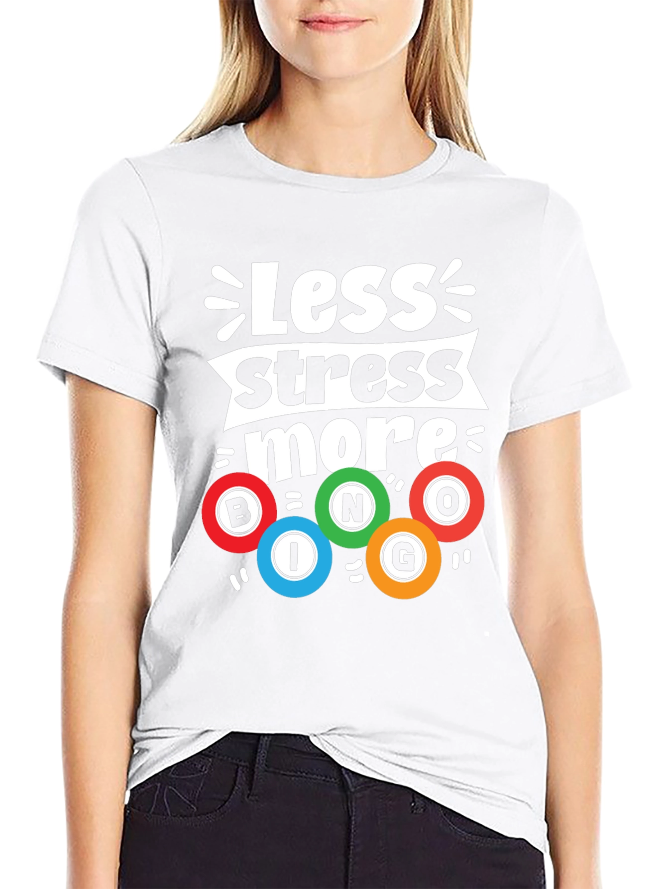 Less Stress More Bingo Graphic Tee