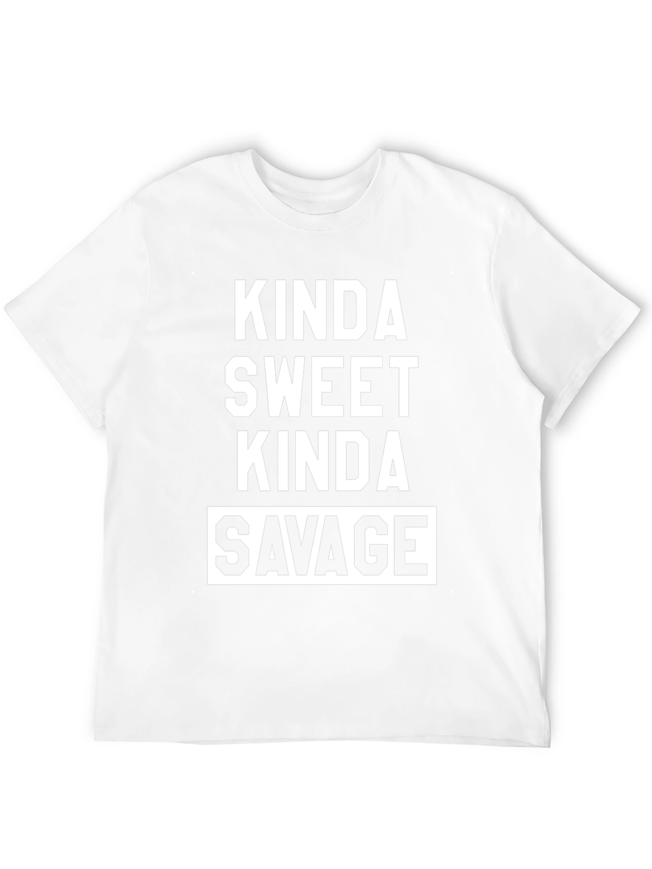 Kinda Sweet Kinda Savage Graphic Tee - Black