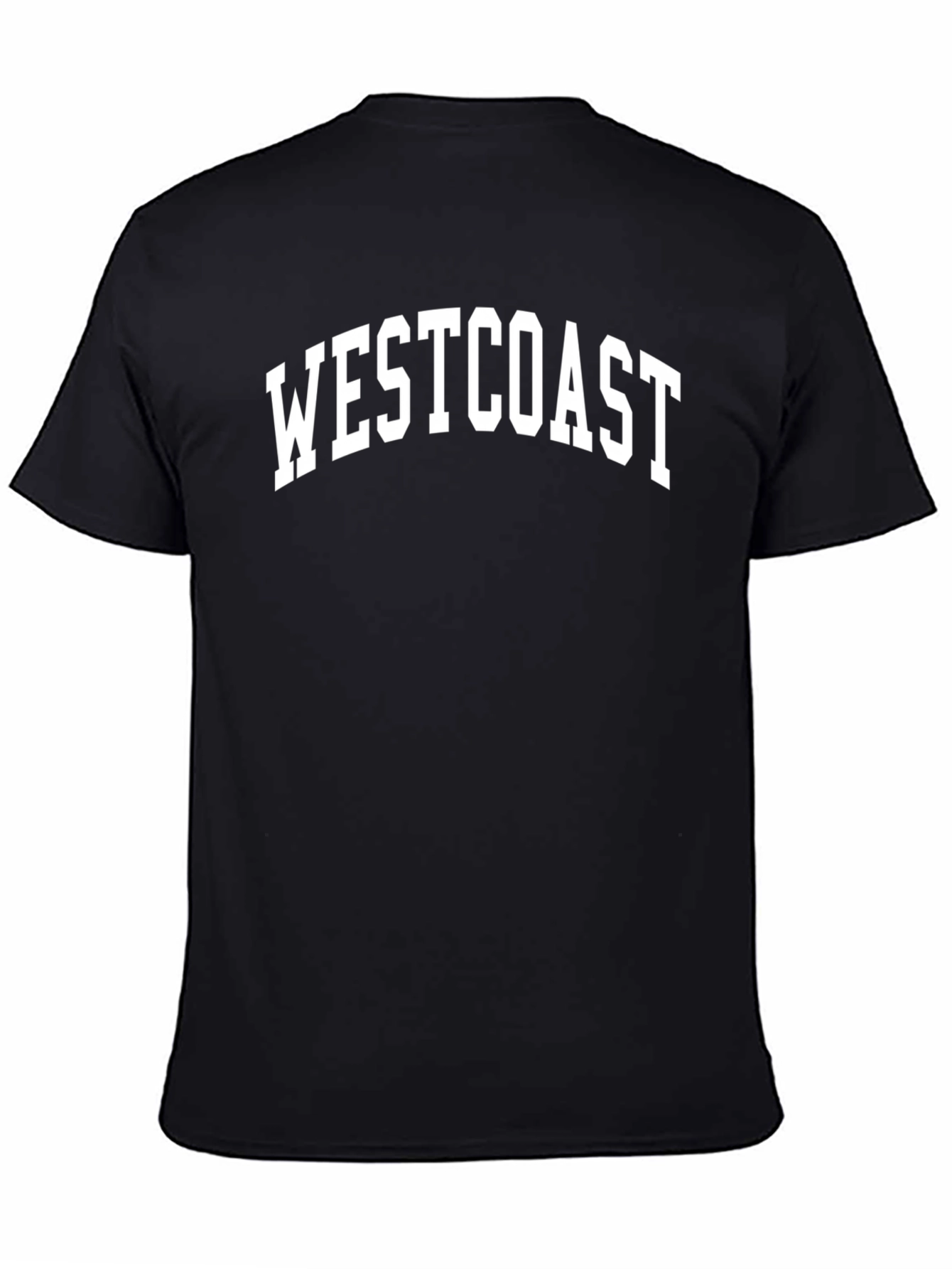 Westcoast Graphic Tee - Black Cotton T-Shirt